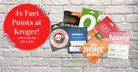 kroger gift card fuel points
